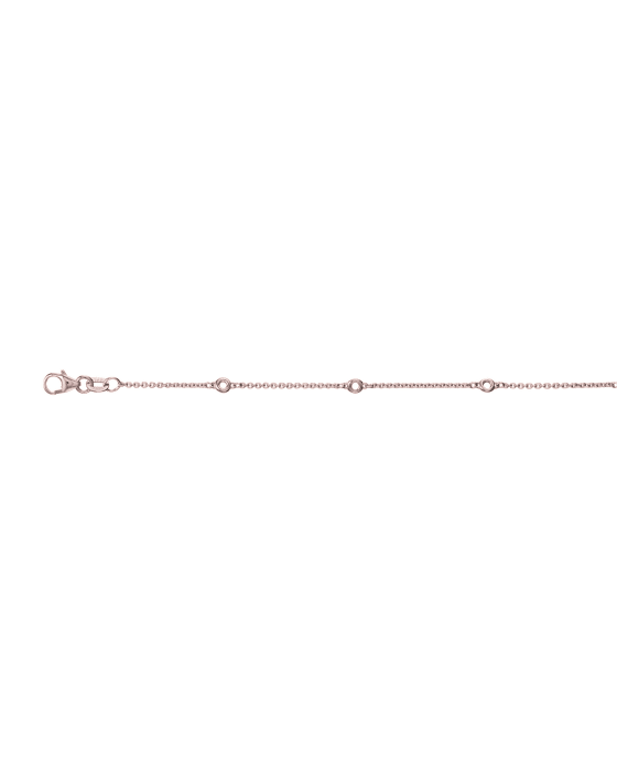 18CT R/G DIAMONDS BTM 3pt/18cm